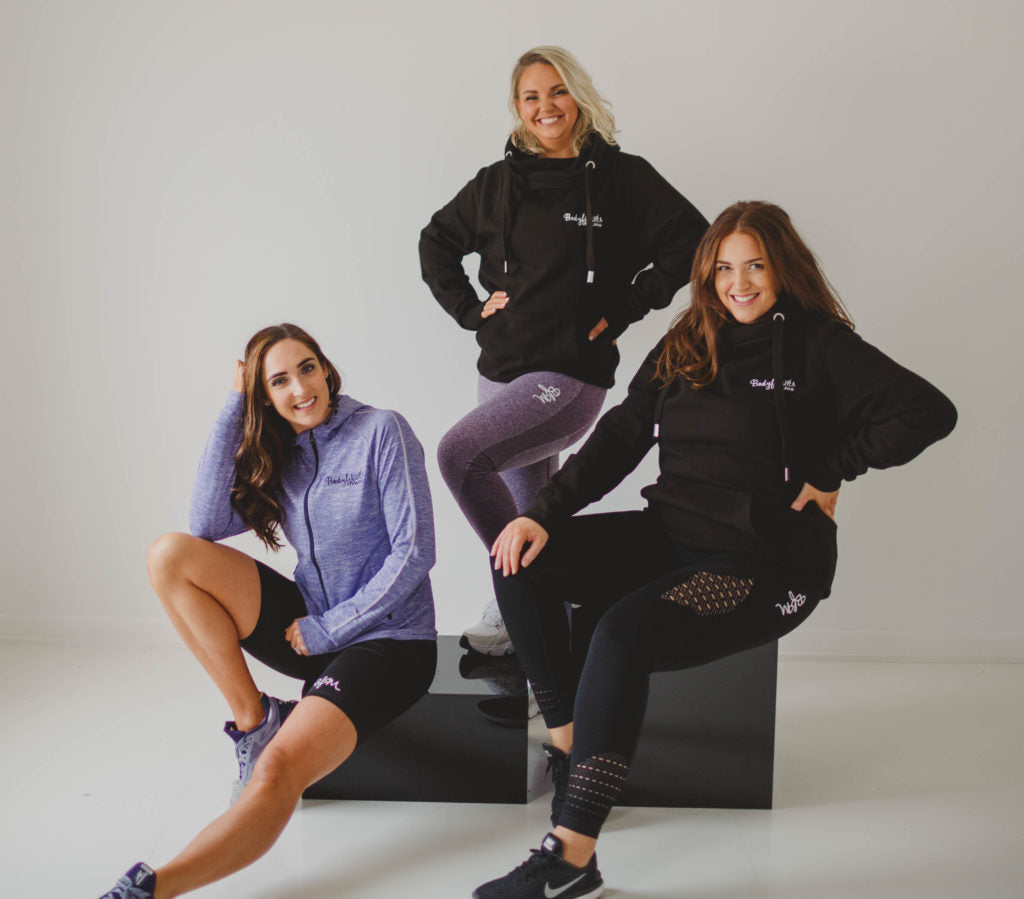 Black Cross Over Hoody